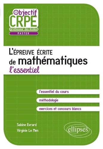L'épreuve écrite de mathématiques l'essentiel