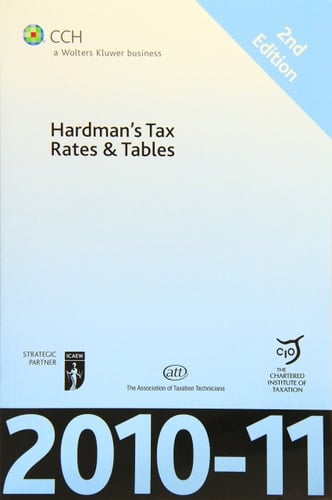 Hardman's Tax Rates and Tables 2010-2011