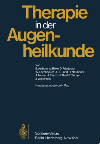 Therapie in der Augenheilkunde