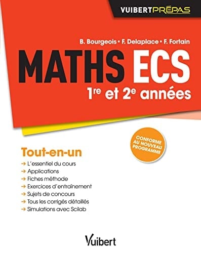 Maths ECS 1re et 2e années