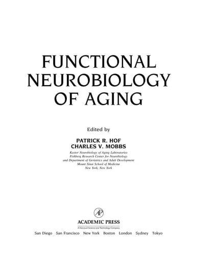 Functional Neurobiology of Aging