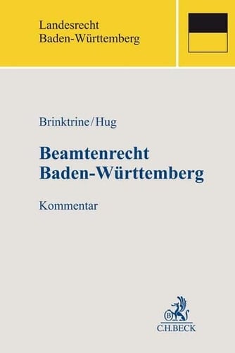 Beamtenrecht Baden-Württemberg Kommentar