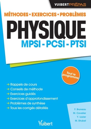 Physique MPSI, PCSI, PTSI