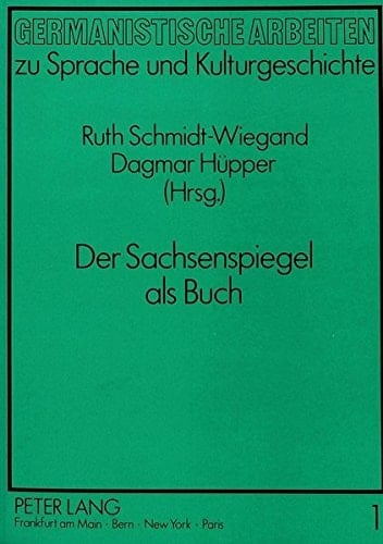 Der Sachsenspiegel als Buch