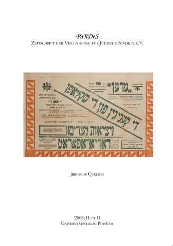 Jiddische Quellen