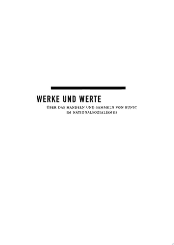 Werke und Werte