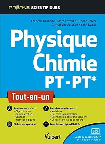 Physique-Chimie PT-PT* Tout-en-un