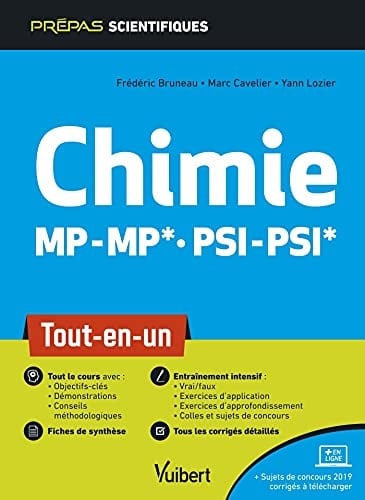 Chimie MP-MP* PSI-PSI* Tout-en-un