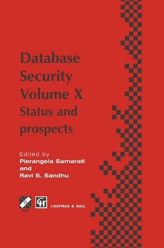 Database Security X Status and prospects