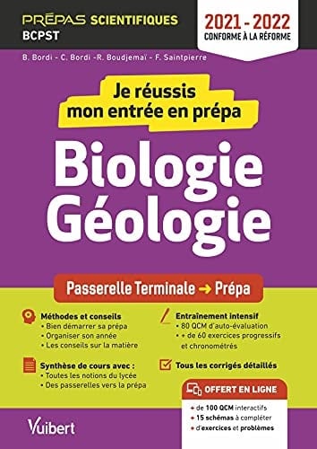 Je réussis mon entrée en prépa biologie-géologie BCPST