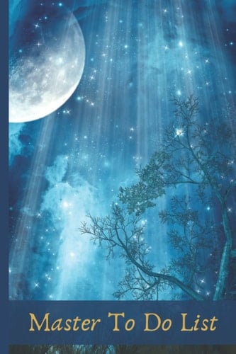 Master To Do List Notebook: Gorgeous note book with positive quote, year at a glance, month at a glance and 120 wide-lined pages with column headings to tasks