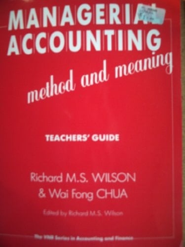 Managerial Accounting Method and Meaning