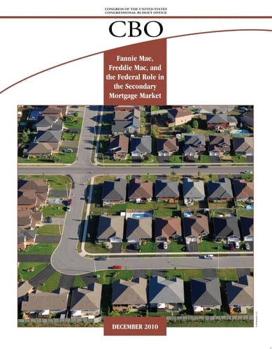 Fannie Mae, Freddie Mac, and the Federal Role in the Secondary Mortgage Market