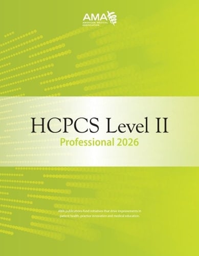 HCPCS 2026 Level II Professional Edition
