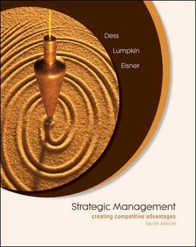 Strategic Management: Creating Competitive Advantages
