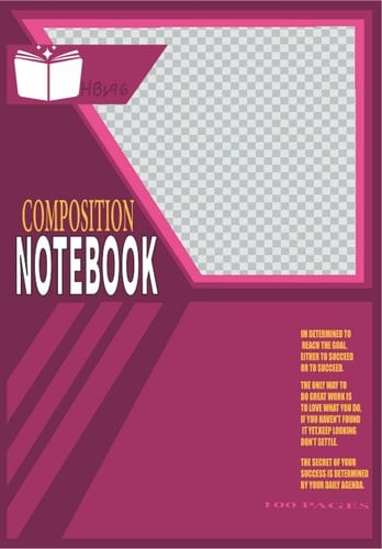 HBs96 Composition Notebook: Composition Notebook, HBs96 Comp Book, Writing Journal, Lined Paper, Home School Supplies for College Students & K-12, 100pages, 6.69" x 9.61"