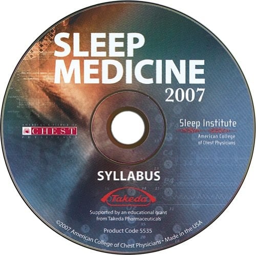 Sleep Medicine Syllabus 2007