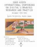 2000 Kyoto International Conference on Digital Libraries Research and Practice : KyotoDL 2000 : Proceedings : November 13th-16th, 2000, Kyoto University, Kyoto, Japan