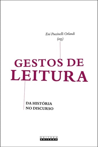Gestos de leitura Da história no discurso