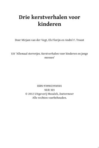 Kerstverhalen voor kinderen