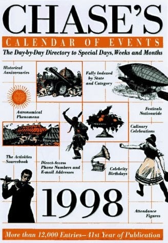 Chase's 1998 Calendar of Events