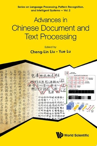 Advances In Chinese Document And Text Processing