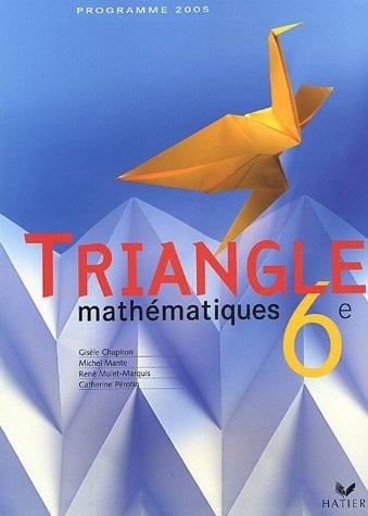Mathématiques, 6e programme 2005
