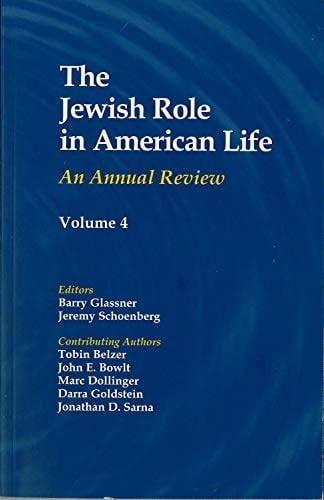 The Jewish Role in American Life Volume 1