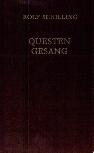 Questengesang Gedichte [1981 bis 1987]