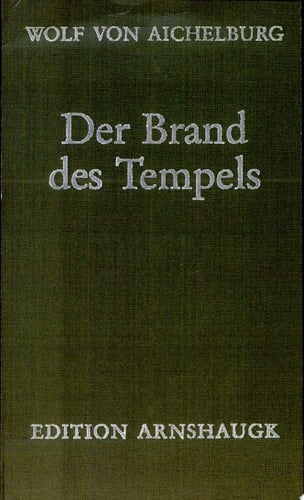Der Brand des Tempels Dramen