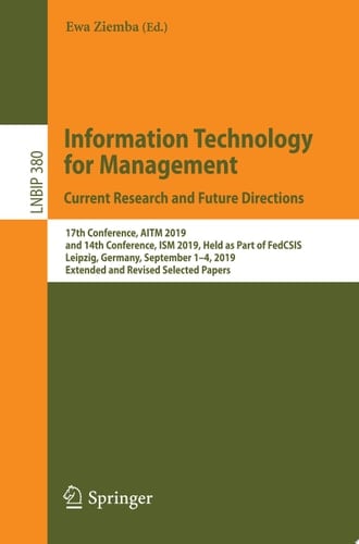 Information Technology for Management: Current Research and Future Directions