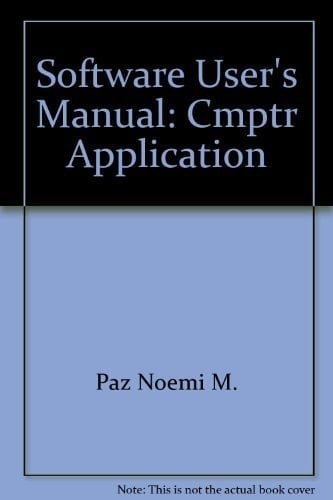 Computer Applications in Business Software User's Manual