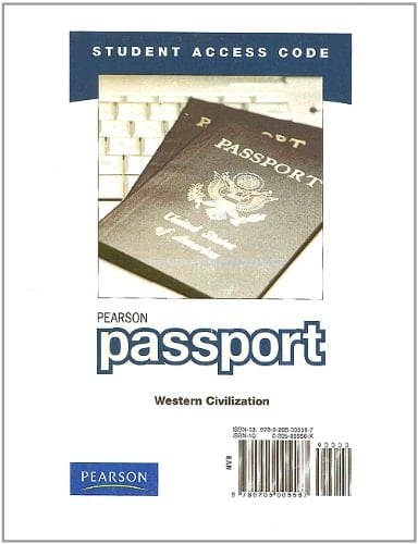 Pearson Passport -- Standalone Access Card -- for Western Civilization