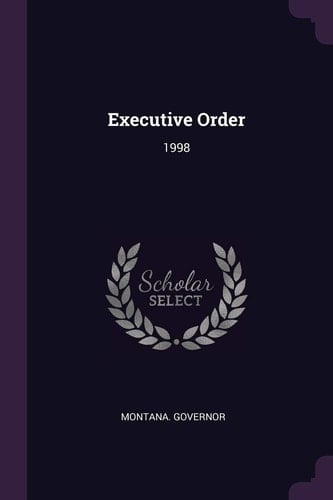 Executive Order 1998