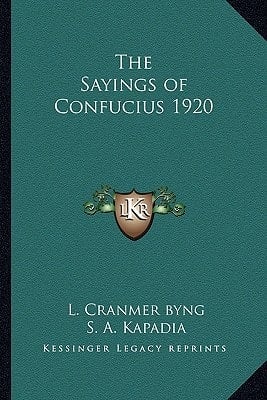 The Sayings of Confucius 1920
