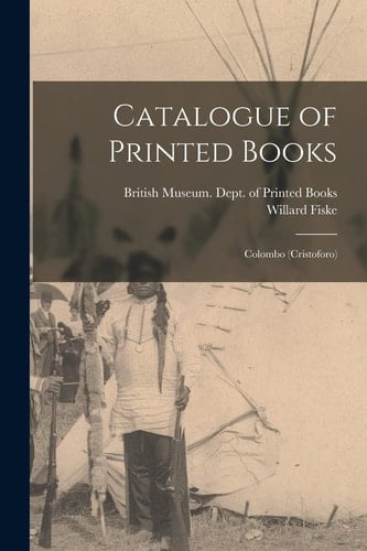 Catalogue of Printed Books Colombo (Cristoforo)