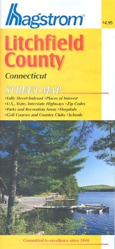 Litchfield County Connecticut Street Map