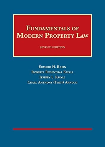 Fundamentals of Modern Property Law