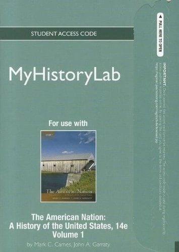 The American Nation Myhistorylab Student Access Code Card