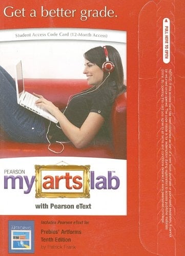 Preble's Artforms: Myartslab + Pearson Etext Student Access Code