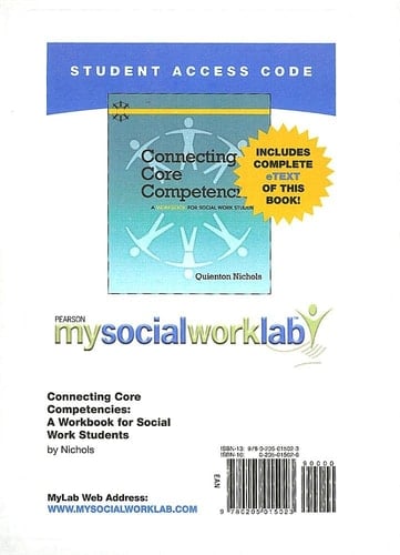 MySocialWorkLab with Pearson eText -- Standalone Access Card -- for Connecting Core Competencies for Foundations Courses