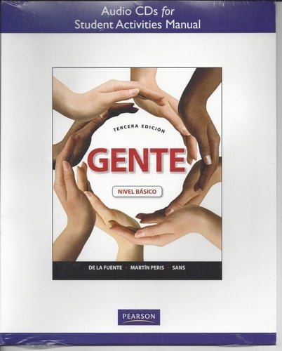 Audio CDs for the Student Activities Manual for Gente: Nivel básico
