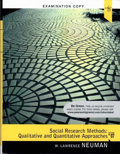 Social Research Methods 7th.edition