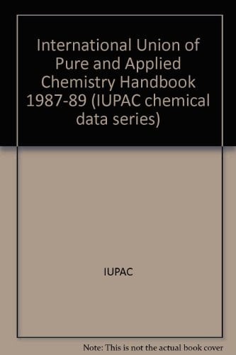 Iupac Handbook 1987-1989