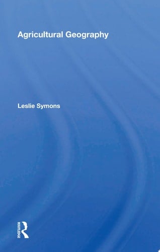 Agricultural Geography