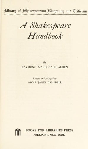 Shakespeare Handbook