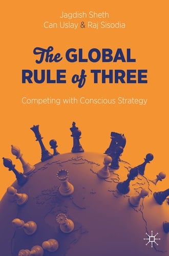 The Global Rule of Three Competing with Conscious Strategy