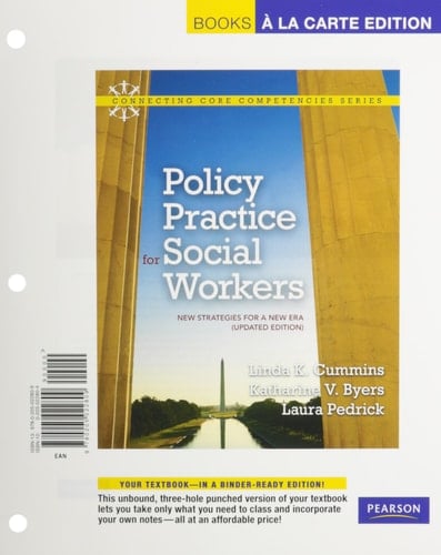 Policy Practice for Social Workers: New Strategies for a New Era (Updated Edition), Books a la Carte Plus MySocialWorkLab -- Access Card Package