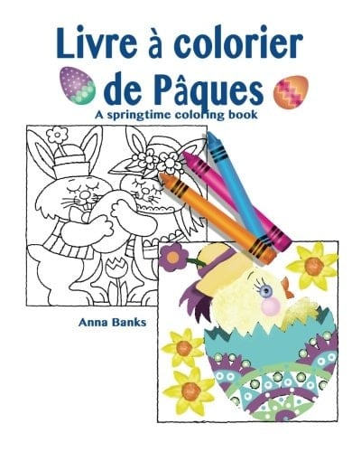 Livre à Colorier de Pâques Un Livre à Colorier du Printemps