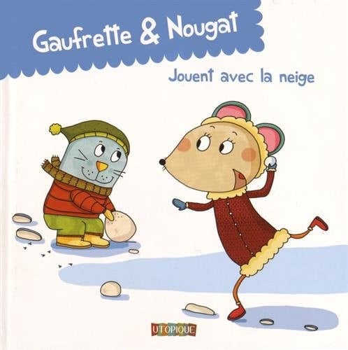 Gaufrette & Nougat jouent avec la neige